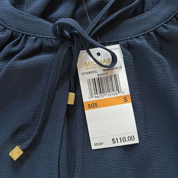 NEW Michael Kors Cold Shoulder Blouse - Picture 1 of 7